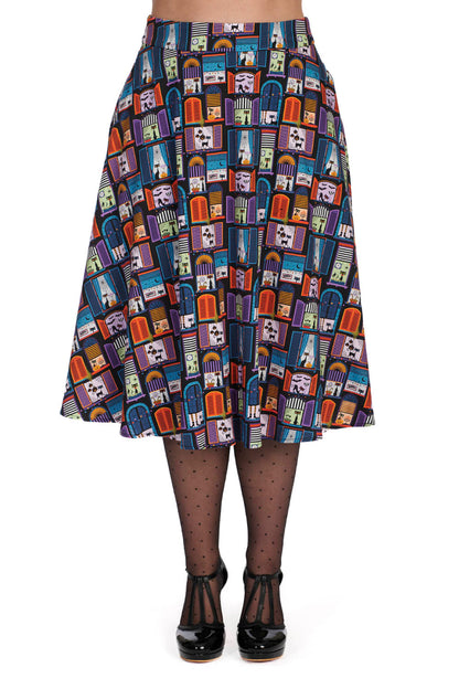 Window Cat swing skirt