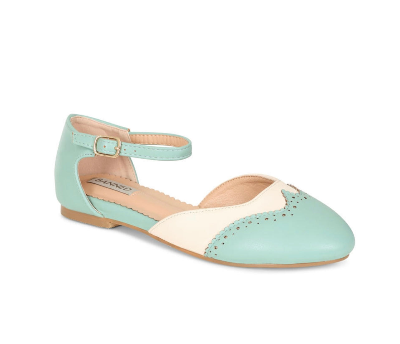 Dapper Dancemates Flats - Mint