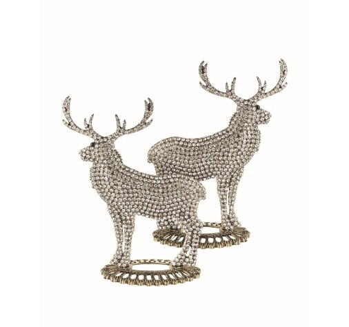 Magestic Stag - Antique Gold /Clear