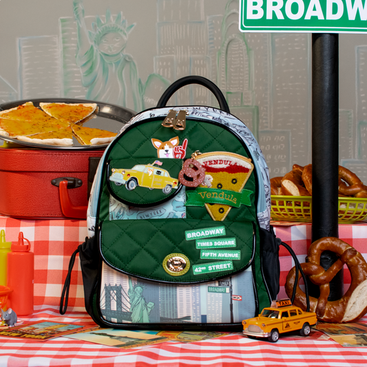 New York City Cats & Corgis Zoe Backpack