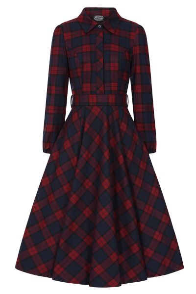 Kim Tartan Swing Dress