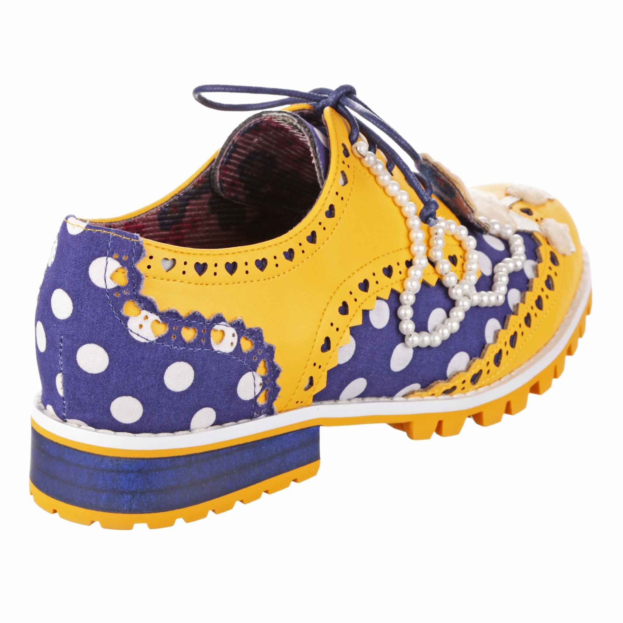 Sockhop Sweetie in Mustard by Irregular Choice – Isabel's Retro