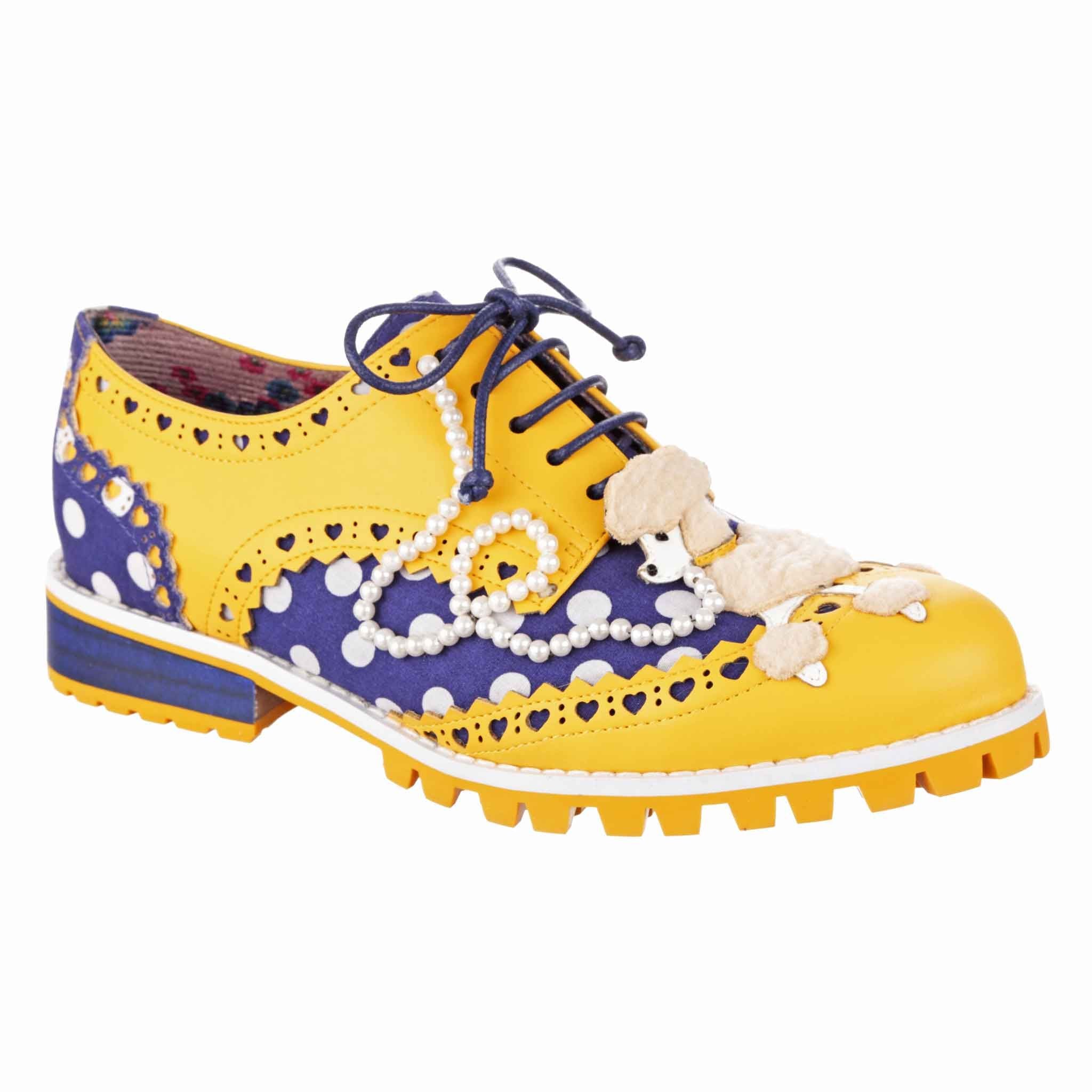 Sockhop Sweetie in Mustard by Irregular Choice – Isabel's Retro