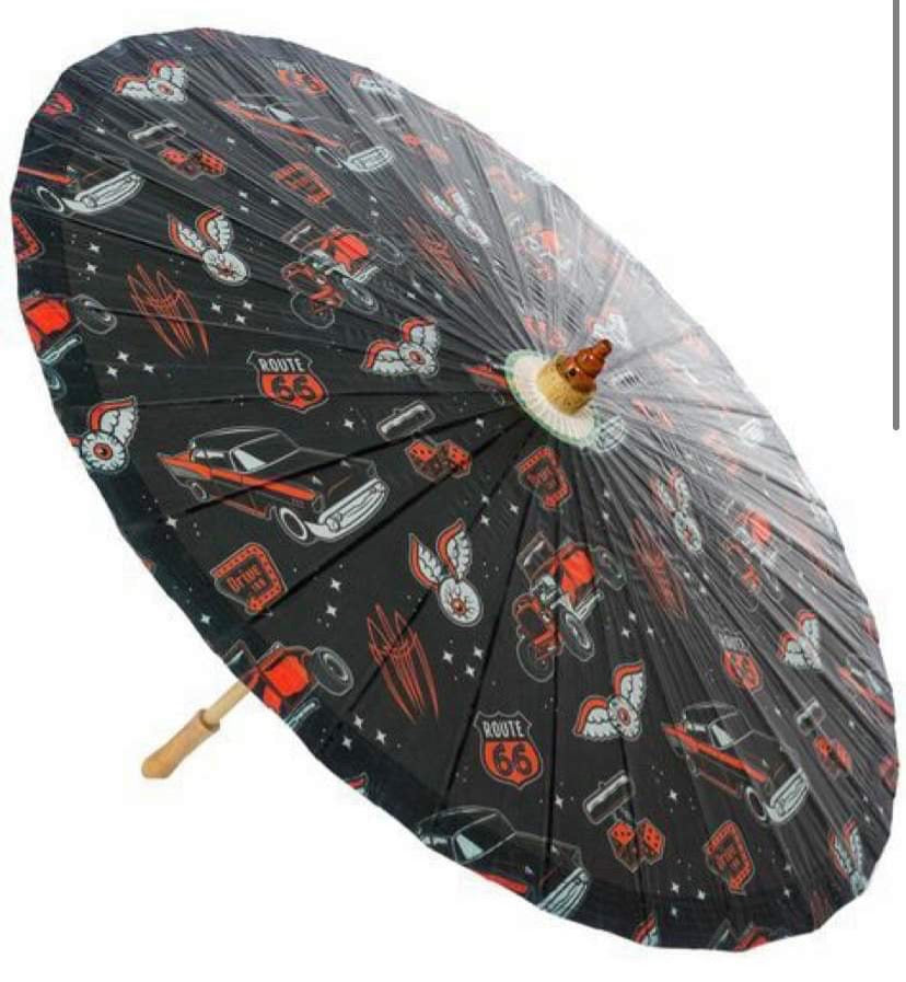 Hot rod parasol - Isabel’s Retro & Vintage Clothing