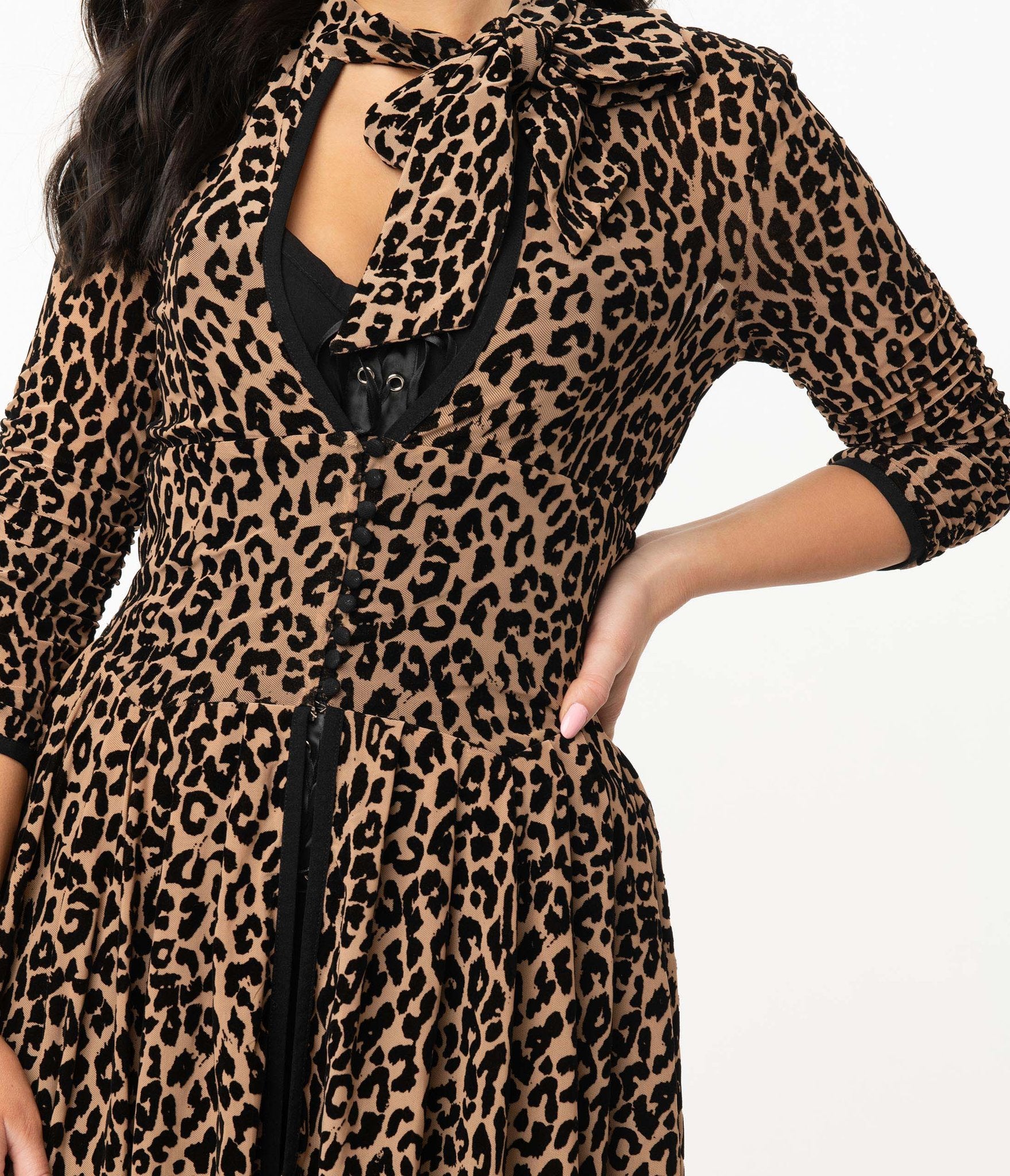 Unique Vintage Leopard Print Tallullah Duster